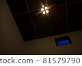 Ceiling of an old folk house (dusk) 81579790