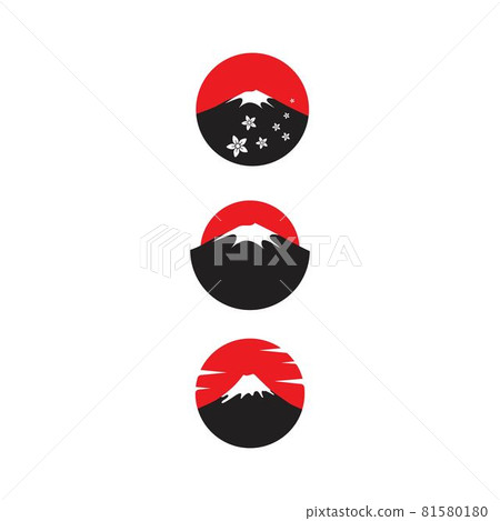 Mountain japan Vector icon design illustration Mountain japan Vector icon design illustration 81580180