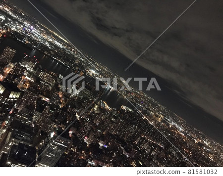 【紐約】曼哈頓夜景鳥瞰圖 【紐約】曼哈頓夜景鳥瞰圖 81581032