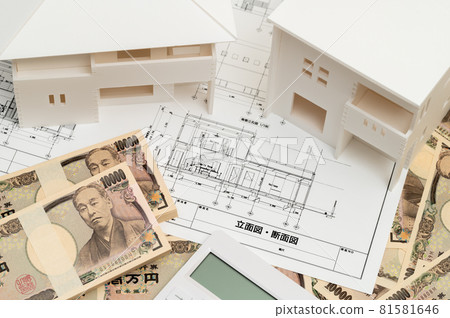 Image of real estate, mortgages, money Image of real estate, mortgages, money 81581646