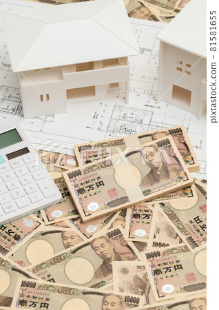 Image of real estate, mortgages, money 81581655