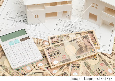 Image of real estate, mortgages, money Image of real estate, mortgages, money 81581657