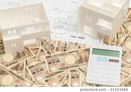 Image of real estate, mortgages, money 81581669