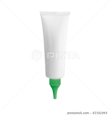 Cosmetic cream tube. Vector ointment container blank Cosmetic cream tube. Vector ointment container blank 81582943