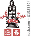 A simple illustration of Kadomatsu 81583894