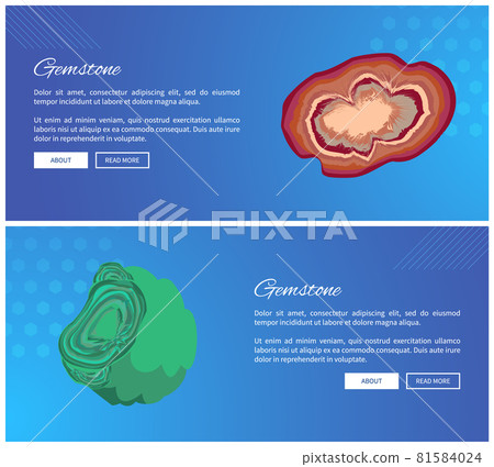 Gemstones Agate and Malachite Hydroxide Minerals Gemstones Agate and Malachite Hydroxide Minerals 81584024