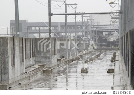 Hokkaido Shinkansen Sapporo extension work north of Shin-Hakodate Hokuto Station (July 2021) 81584568