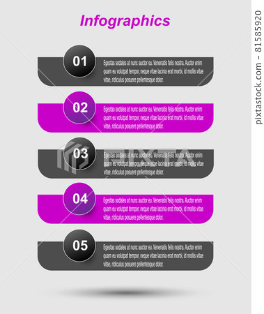 Infographics banners for web layout. Infographics banners for web layout. 81585920
