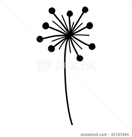 Berry plant icon outline hand drawn vector. Fruit tree food Berry plant icon outline hand drawn vector. Fruit tree food 81587884