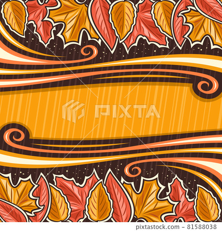 Vector poster for Autumn 81588038