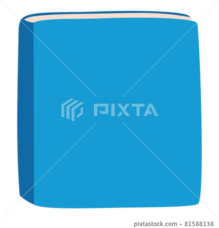School blue book icon cartoon vector. University study 81588138