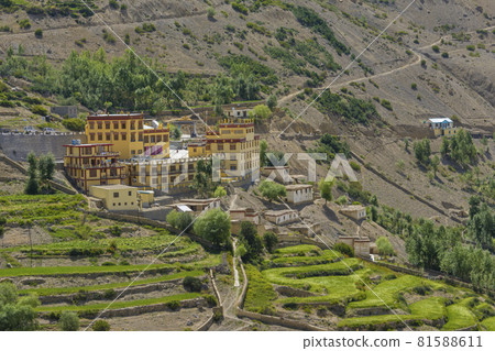 New Monastery, Dhankar, Himachal Pradesh, India New Monastery, Dhankar, Himachal Pradesh, India 81588611