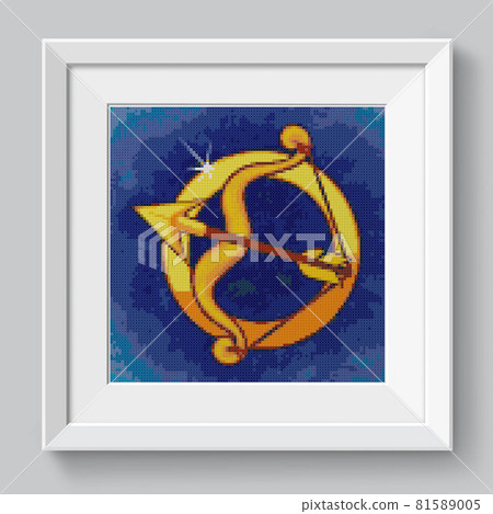 Cute zodiac signs icon. Sagittarius Cute zodiac signs icon. Sagittarius 81589005