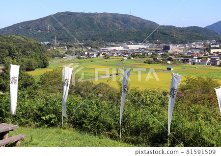 The direction of the battlefield seen from the remains of Sasaoyama and Mitsunari Ishida 81591509