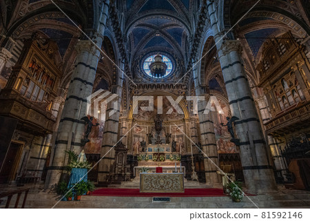 Siena, a local city in Tuscany 81592146