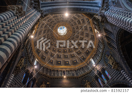Siena, a local city in Tuscany 81592157