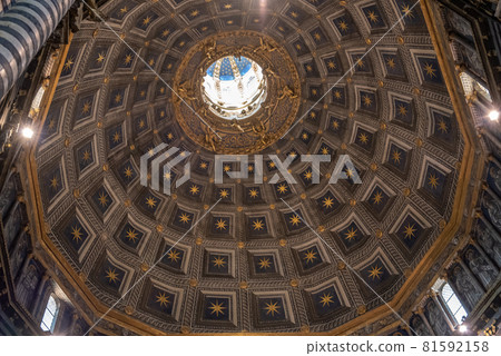 Siena, a local city in Tuscany 81592158
