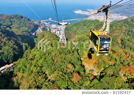 Chinoyama Kinoyama Ropeway in Autumn Chinoyama Kinoyama Ropeway in Autumn 81592437