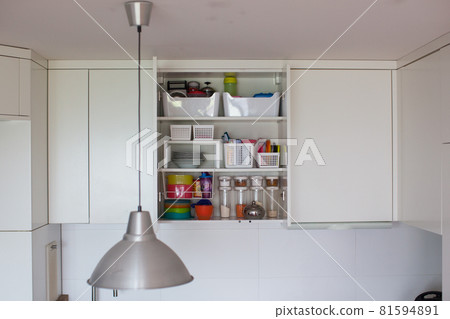 Storage in the kitchen. Storage in the kitchen. 81594891