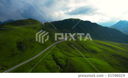 Timmelsjoch high alpine road in Austria called Passo Rombo 81596029