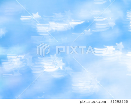 Shooting star pattern reflection blue system Shooting star pattern reflection blue system 81598366