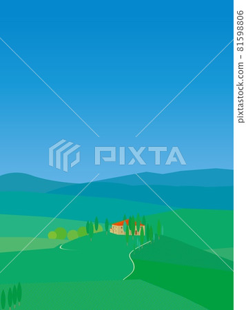 Val d'orcia 托斯卡納托斯卡納夏季景觀 81598806