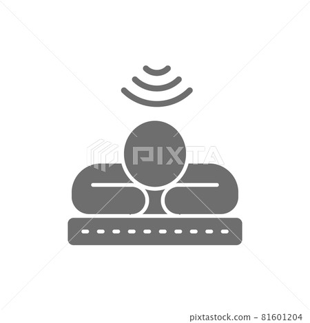X-ray, Mri scanner, Magnetic Resonance Imaging, medical diagnostic grey icon. 81601204