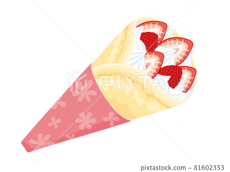 草莓可麗餅 81602353