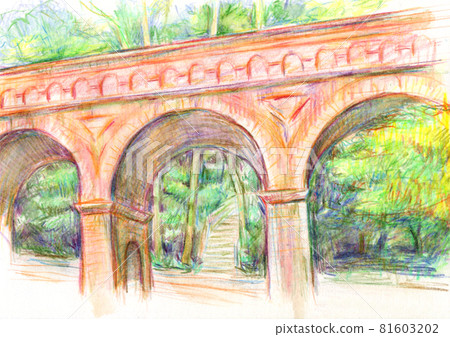 京都南禪寺水色閣(彩色鉛筆劃) 京都南禪寺水色閣(彩色鉛筆劃) 81603202