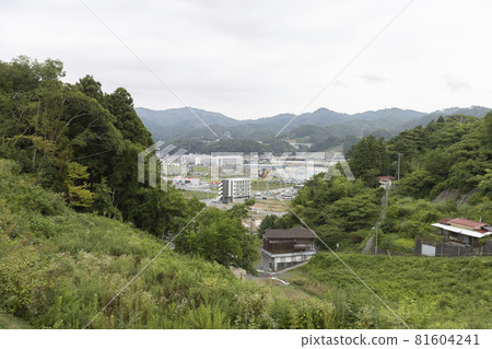 Tohoku, a tourist destination in Japan, Miyagi Olle, a view from the trekking course, a hill, a cityscape 81604241