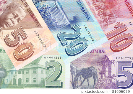 Zimbabwean money - Dollar, a full set of new series 81606059