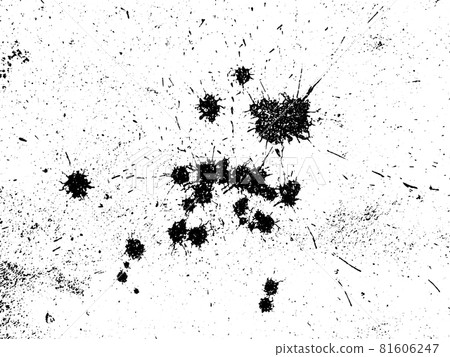 Black and white grunge. Distress overlay texture. Abstract surface dust and rough dirty wall background concept.  Distress illustration simply place over object to create grunge effect. Vector EPS10. 81606247