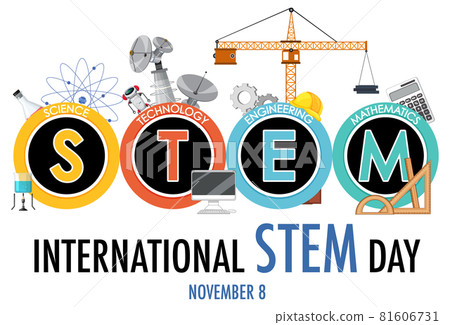 International STEM Day on November 8th logo banner International STEM Day on November 8th logo banner 81606731