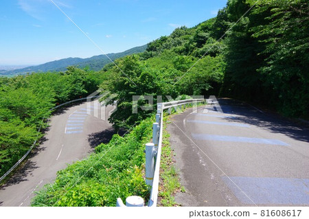 Yoshinogawa City, Tokushima Prefecture Summer Cherry Road 81608617