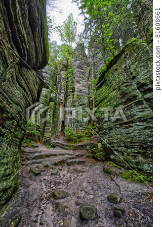 Rocks for climbing Hruba Skala in Czechia Rocks for climbing Hruba Skala in Czechia 81608661