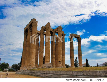 一座充滿浪漫氣息的雅典雄偉石柱 一座充滿浪漫氣息的雅典雄偉石柱 81609934