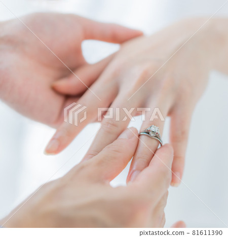 Proposal: Up-square with an engagement ring on your finger Proposal: Up-square with an engagement ring on your finger 81611390