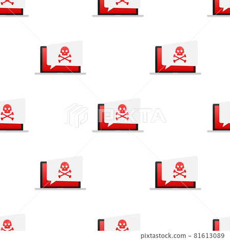 Cyber security concept pattern. Cyber security concept. Virus protection. Vector stock illustration. Cyber security concept pattern. Cyber security concept. Virus protection. Vector stock illustration. 81613089