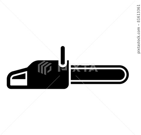 Chainsaw Petrol chain saw Lumberjack tool icon  81613361
