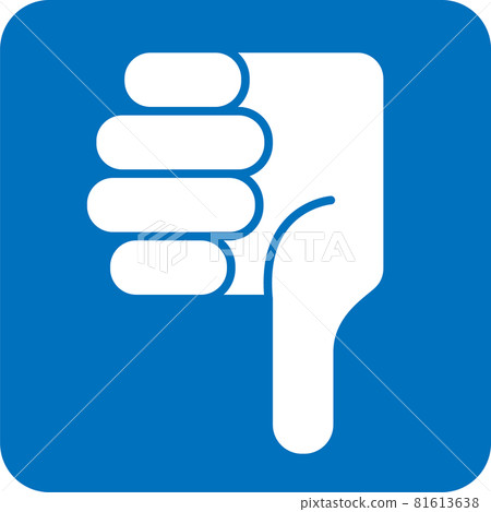 Bad pictogram - Stock Illustration [81613638] - PIXTA