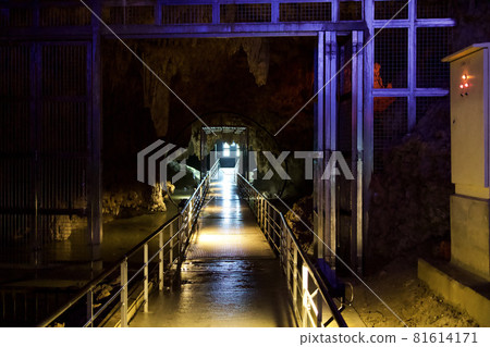 Exit of limestone cave Exit of limestone cave 81614171