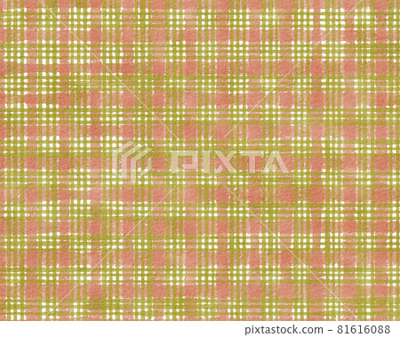 Watercolor Check Pattern Watercolor analog style check pattern - Stock Illustration [81616088 ...