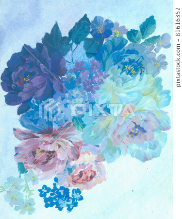 色彩豐富的花卉素材組合和設計元素 色彩豐富的花卉素材組合和設計元素 81616352