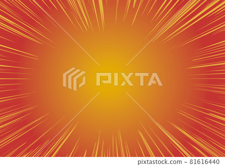 Red radial background material - Stock Illustration [81616440] - PIXTA