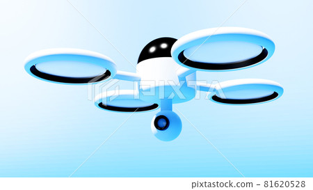 Image monitored by drone Image of future security system Automation / labor saving technology 3D renderer Image monitored by drone Image of future security system Automation / labor saving technology 3D renderer 81620528