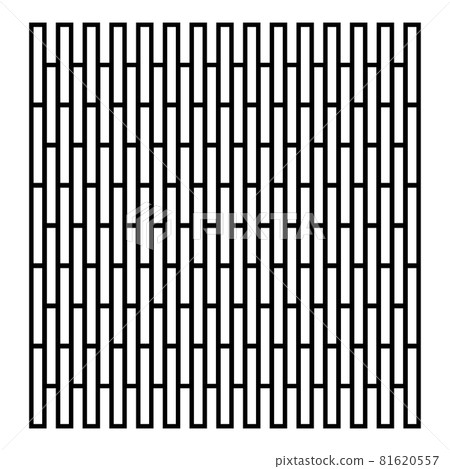 Laminate plank parquet contour outline icon black Laminate plank parquet contour outline icon black 81620557
