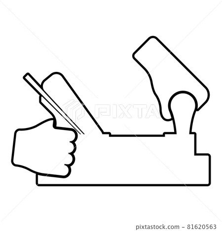 Jointer jack plane in hand holding tool use Arm  81620563