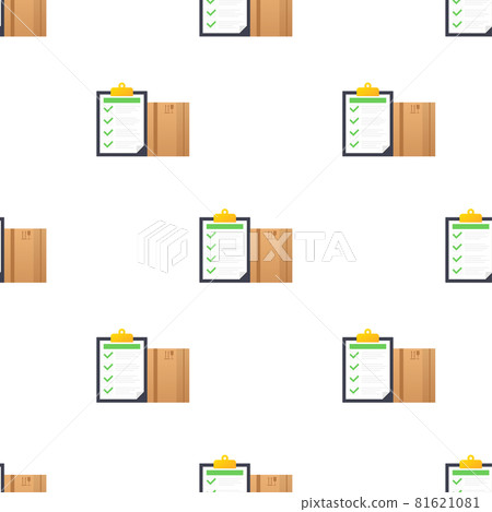 Delivery pattern. Delivery service app. Flat style vector illustration. Delivery pattern. Delivery service app. Flat style vector illustration. 81621081