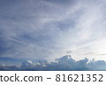 Beautiful sky with cloud and dramatic light before sunset 81621352