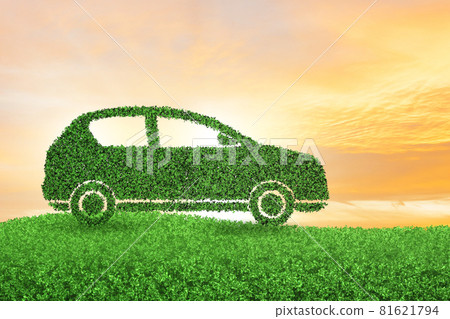 Concept of ecological electric car Concept of ecological electric car 81621794